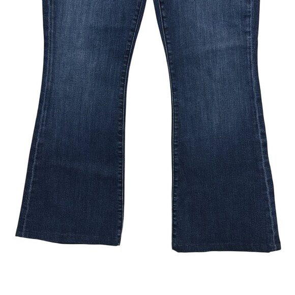 Mother The Weekender Fray Flare Jeans Mint Condition Size 32 - Picture 7 of 12